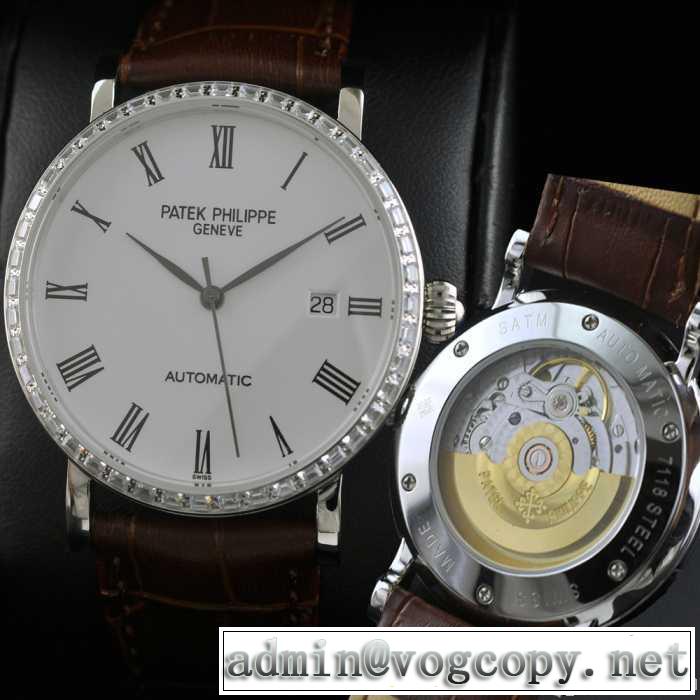 自動巻き スイスムーブメント  男性用腕時計 patek philippe philippe パテックフィリップ  メンズ腕時計